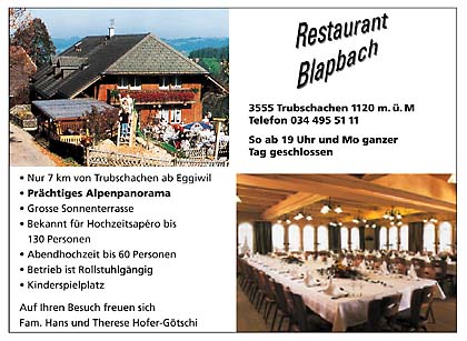 Restaurant Blapbach